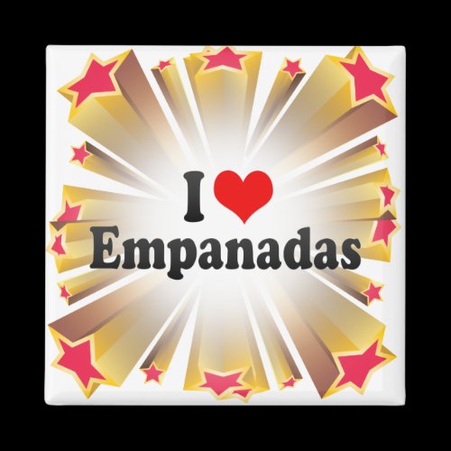 I Love Empanadas Refrigerator Magnets