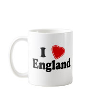 I Love England mugs