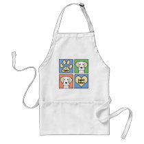 I Love English Setters aprons by dogcartoons I Love English Setters aprons