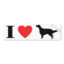 I Love English Setters bumper stickers by MenagerieMayhem I Love English Setters bumper stickers