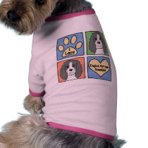I Love English Springers pet clothing