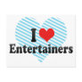 I Love Entertainers Post Card