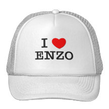 I Love Enzo Hats