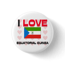 I Love Equatorial Guinea buttons by tshirtshirts I Love Equatorial Guinea buttons