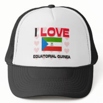 I Love Equatorial Guinea hats by tshirtshirts I Love Equatorial Guinea hats