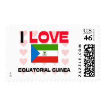 I Love Equatorial Guinea postage by tshirtshirts I Love Equatorial Guinea postage