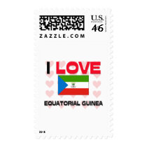 I Love Equatorial Guinea postage by tshirtshirts I Love Equatorial Guinea postage