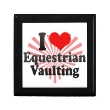 I love Equestrian Vaulting Jewelry Boxes