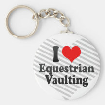 I love Equestrian Vaulting Key Chains