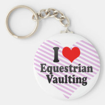 I love Equestrian Vaulting Keychains