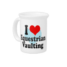 I love Equestrian Vaulting Pitchers