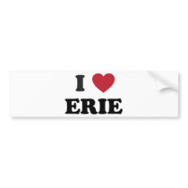 I love Erie Pennsylvania Bumper Sticker