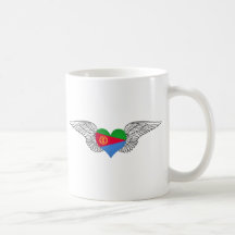 I Love Eritrea -wings Mugs