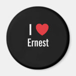 I love Ernest Refrigerator Magnets