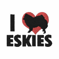 I Love Eskies Embroidered Shirt embroidered shirts by MenagerieMayhem I Love Eskies Embroidered Shirt embroidered shirts