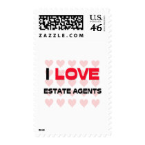 I LOVE ESTATE AGENTS postage by professions I LOVE ESTATE AGENTS postage
