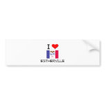 I Love ESTHERVILLE Iowa Bumper Sticker