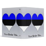 I Love Estonia Vinyl Binder