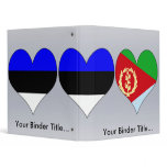 I Love Estonia Vinyl Binders