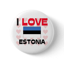 I Love Estonia buttons by tshirtshirts I Love Estonia buttons