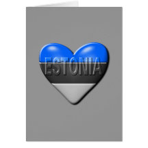I Love Estonia Card