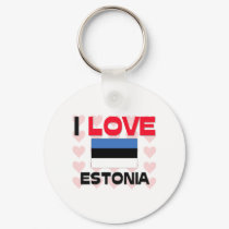 I Love Estonia keychains by tshirtshirts I Love Estonia keychains