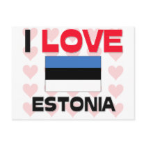 I Love Estonia postcards by tshirtshirts I Love Estonia postcards
