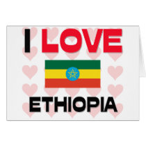 I Love Ethiopia cards by tshirtshirts I Love Ethiopia cards