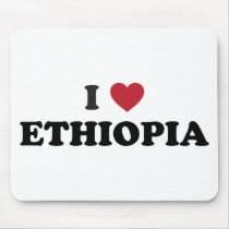 I Love Ethiopia Mousepad