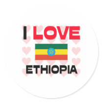 I Love Ethiopia stickers by tshirtshirts I Love Ethiopia stickers