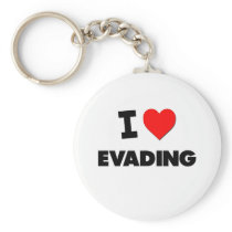 I love Evading Key Chain