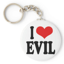 I Love Evil Keychain