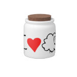 I Love Ewe Jar Candy Jars