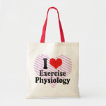I Love Exercise Physiology Canvas Bags