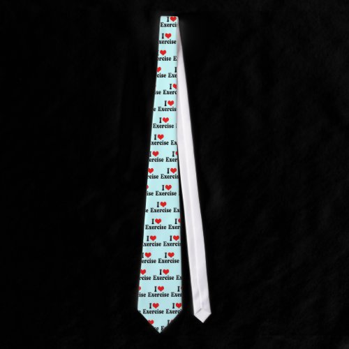 I Love Exercise Neckwear