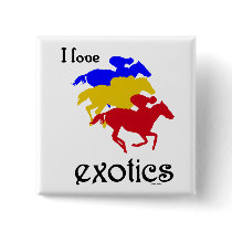 I Love Exotics Button