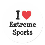 I love Extreme Sports heart custom personalized