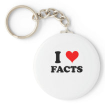 I Love Facts Key Chains