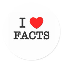 I Love Facts Sticker