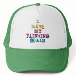 I Love Fainting Goats hats