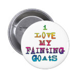 I Love Fainting Goats buttons