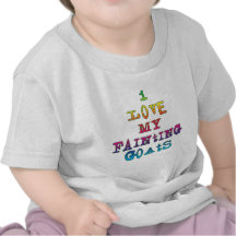 I Love Fainting Goats Tshirts
