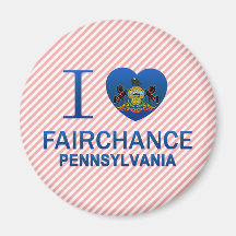 I Love Fairchance, PA Magnet