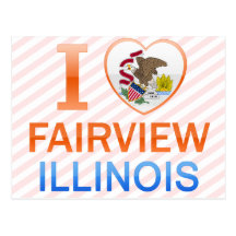I Love Fairview, IL Postcards