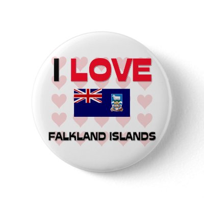 I Love Falkland Islands Button by tshirtshirts