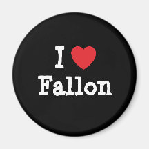 I love Fallon heart T-Shirt Magnet
