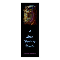 I Love Fantasy Novels bookmark business cards by SuzeeQ I Love Fantasy Novels bookmark business cards