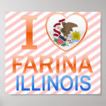 I Love Farina, IL posters