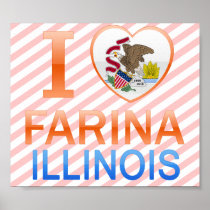 I Love Farina, IL Print