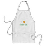 I Love Farmer Tans aprons